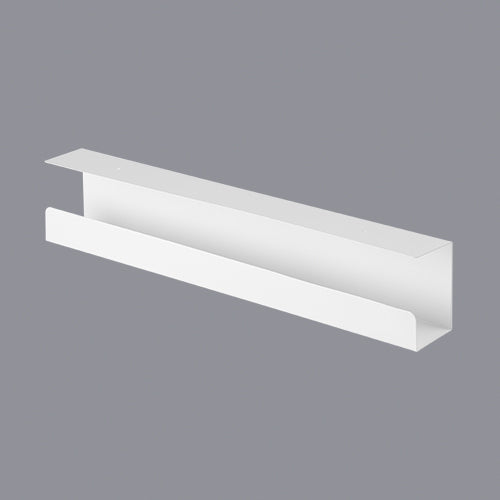 Brateck Under-Desk Cable Tray Organizer  Dimensions:600x114x76mm - White Brateck Under-Desk Cable Tray Organizer  Dimensions:600x114x76mm - White